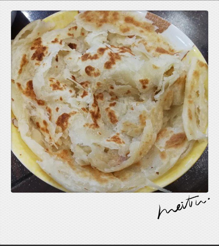 千层油饼（比外边买的印度飞饼更好吃）
