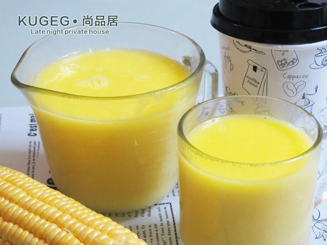 非常暖心、营养的鲜润玉米汁的做法