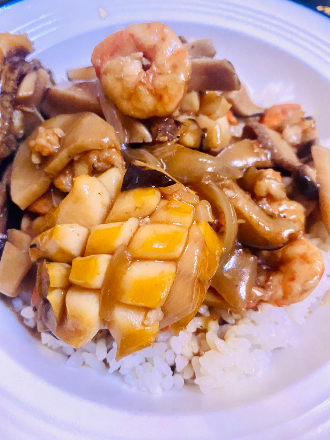 家庭版鲍鱼捞饭