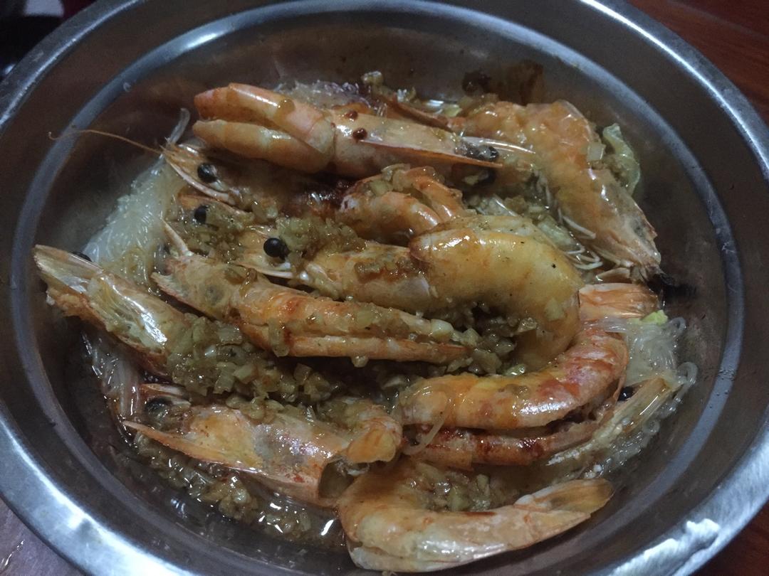 蒜蓉粉丝蒸大虾