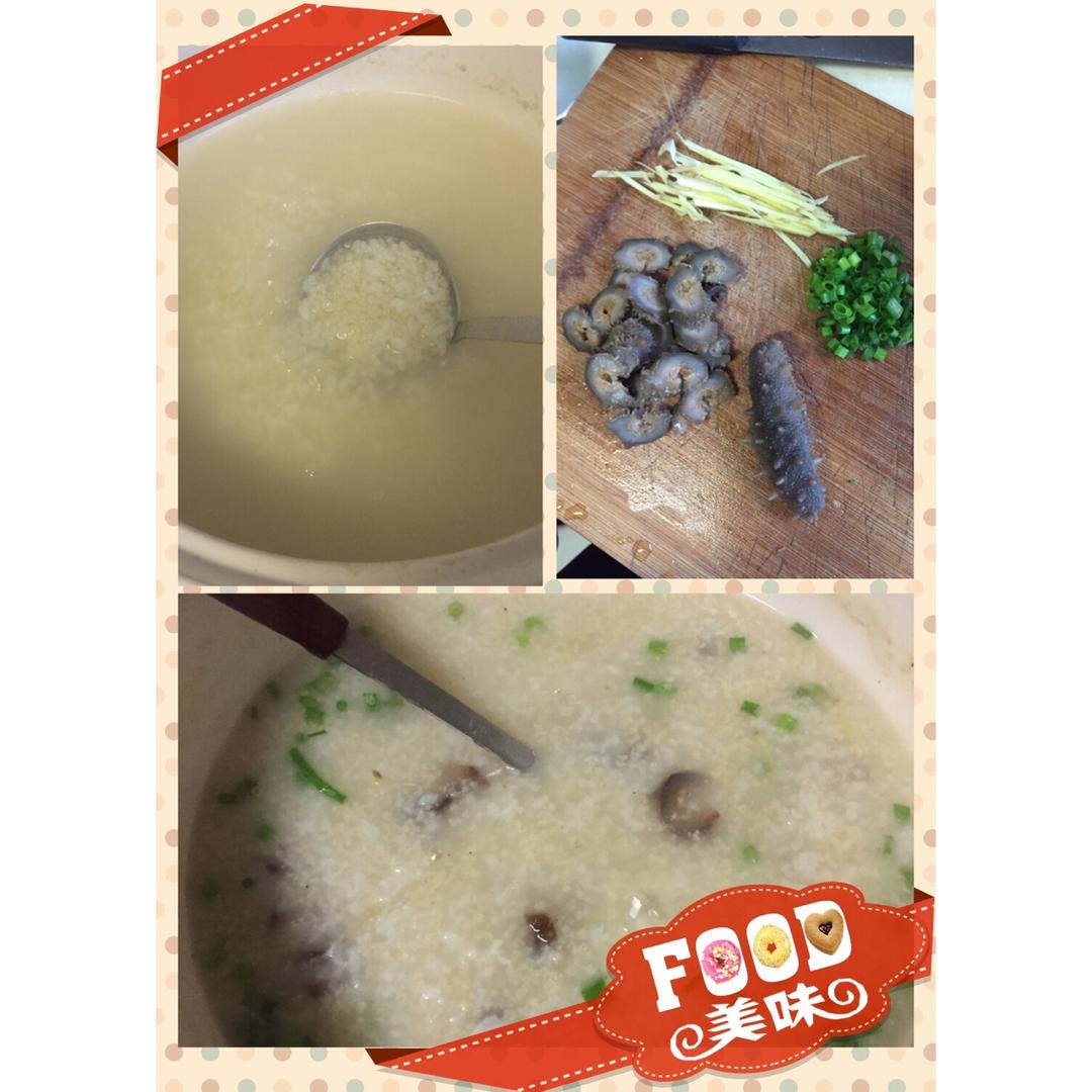 营养可口的——小米海参粥