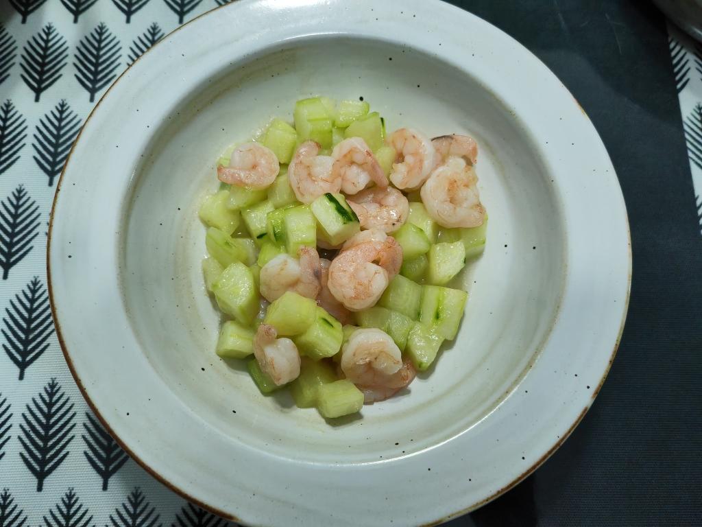 黄瓜炒虾仁