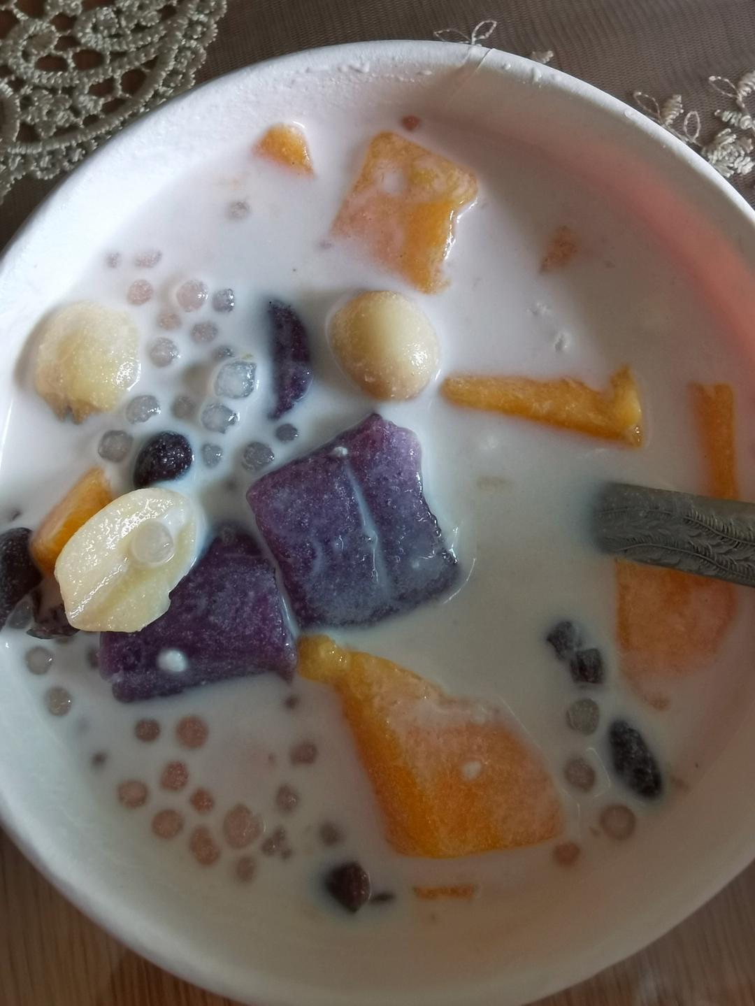 零失败！自制爽滑Q弹四色芋圆