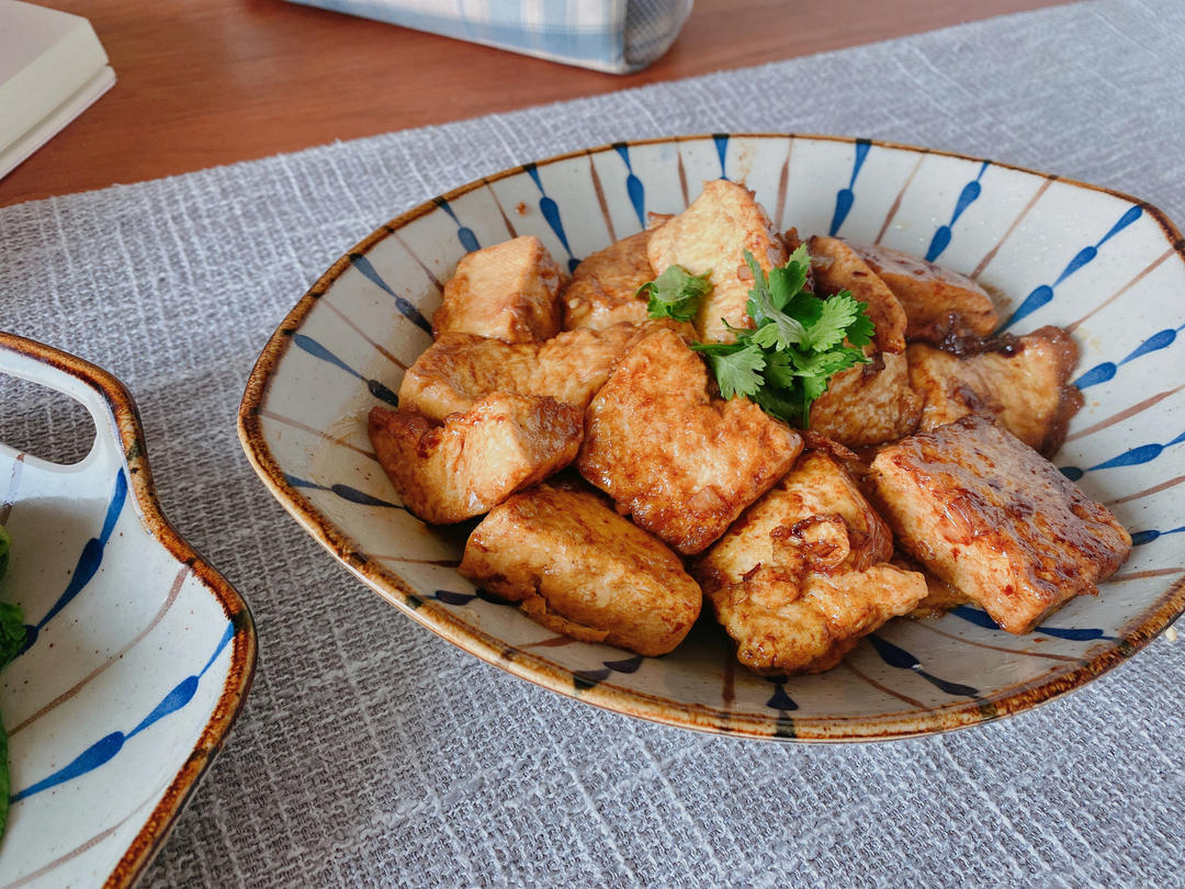 焖煎豆腐