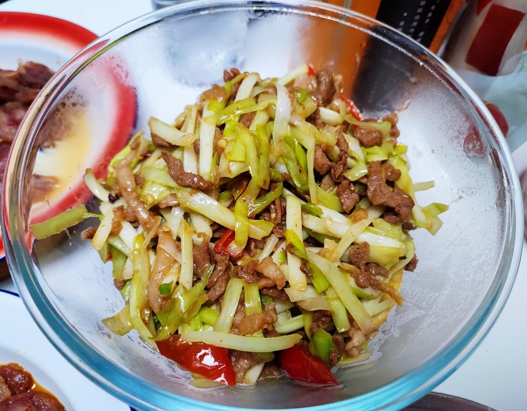 韭黄肉丝
