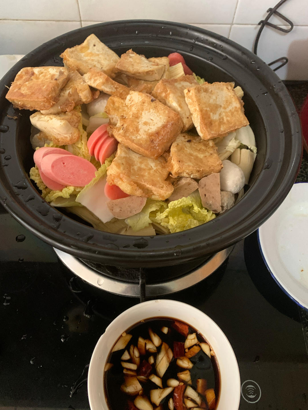 白菜豆腐煲