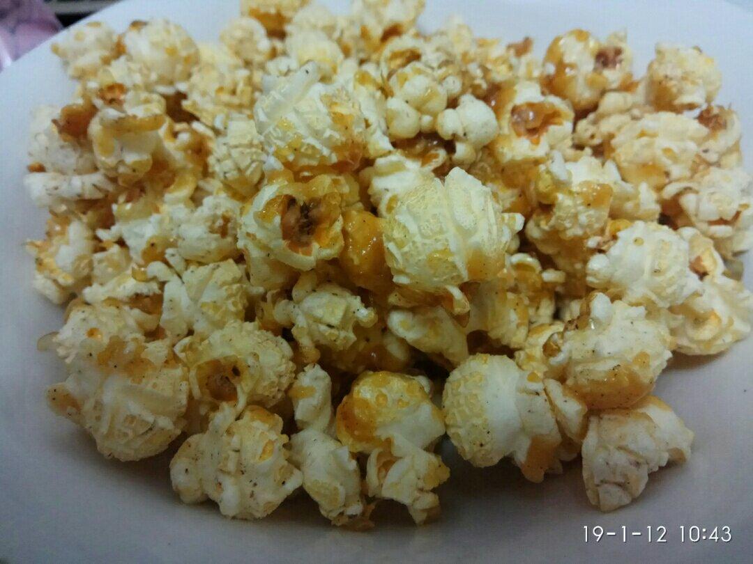 视频  自制焦糖爆米花