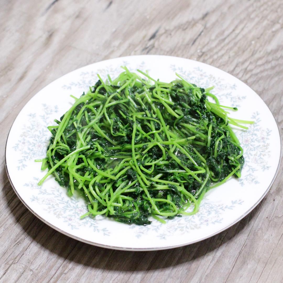 虞_美人做的蒜香豆苗