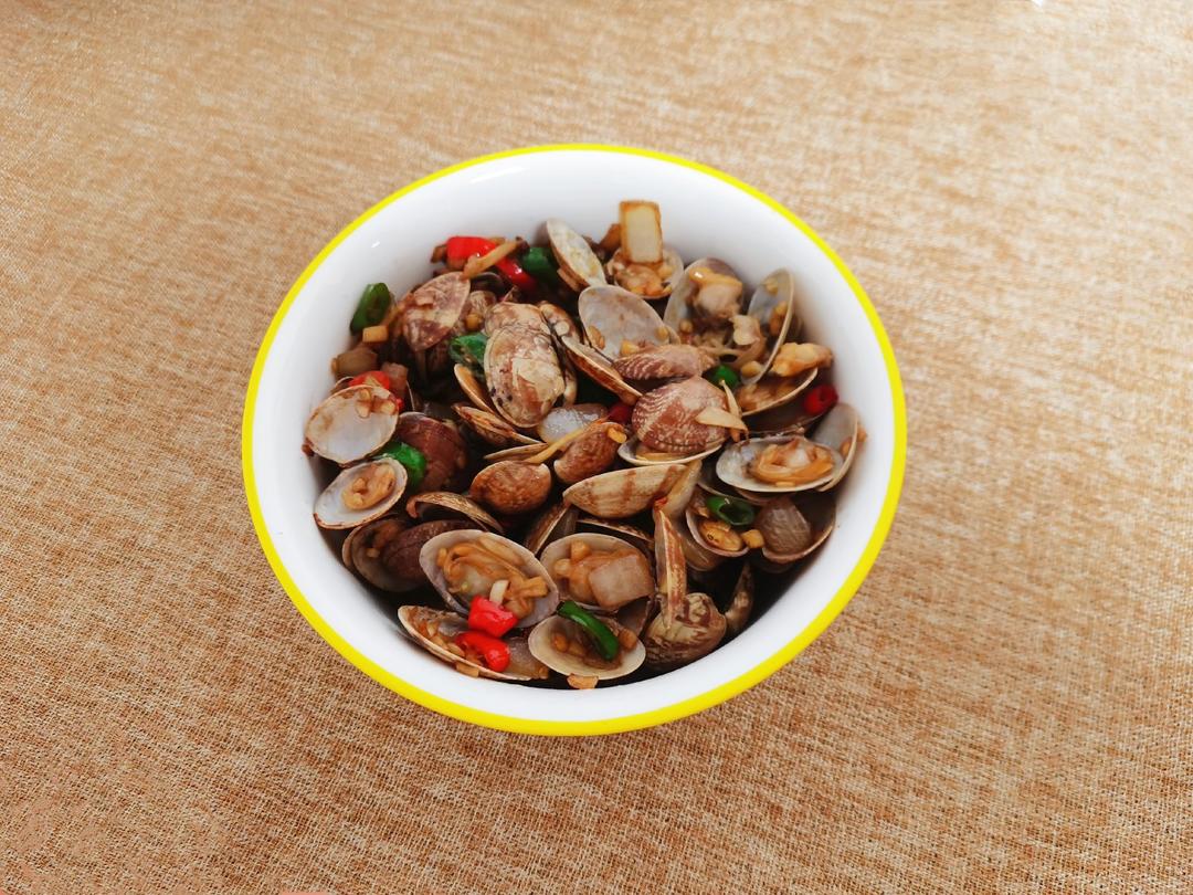 5分钟快手菜❗️秒杀路边摊爆炒花甲～好吃到爆