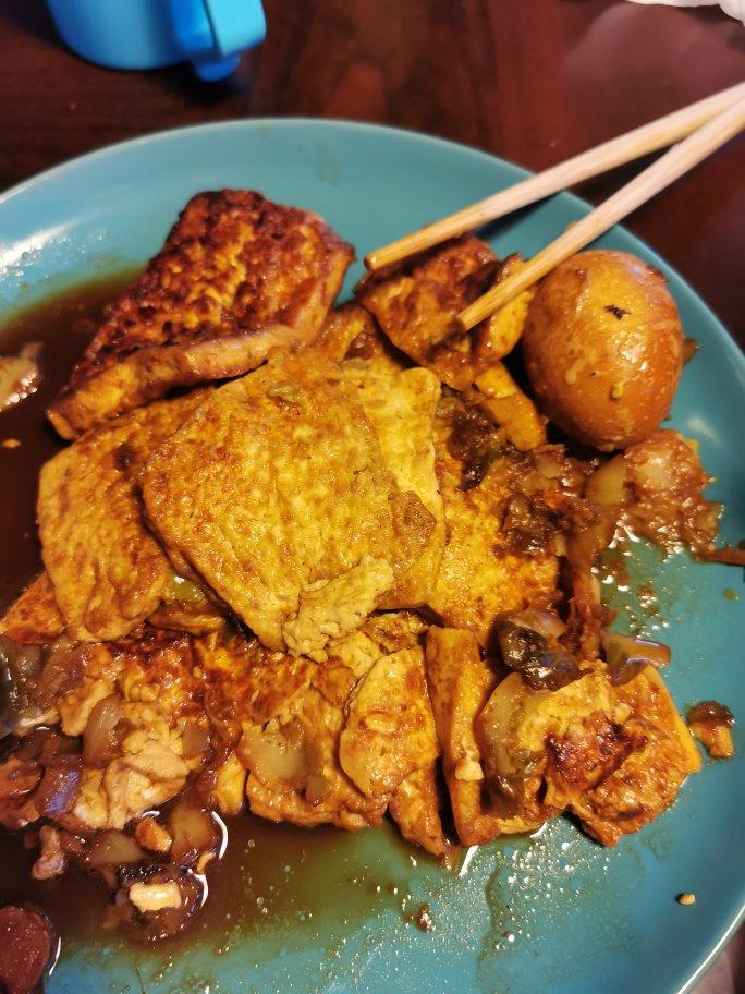五香卤豆腐