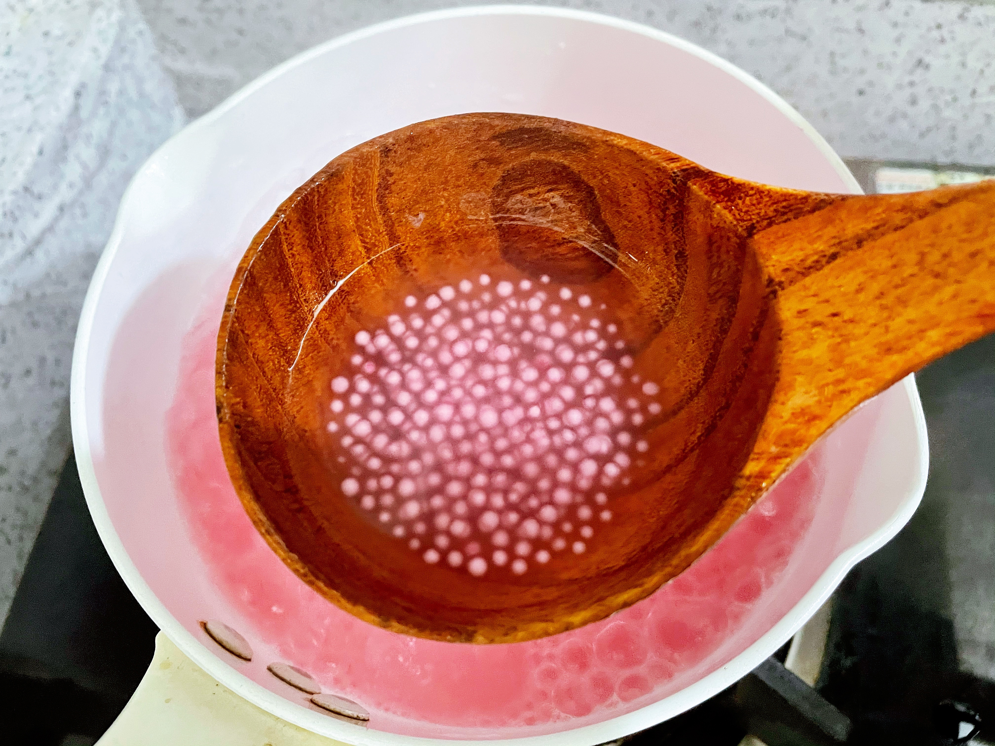 蜜桃冻椰汁西米露的做法 步骤12