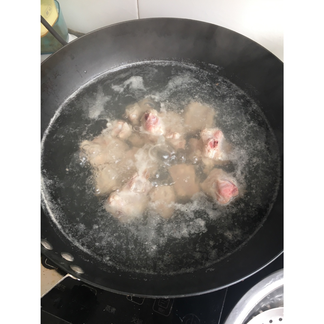 排骨炖小白菜