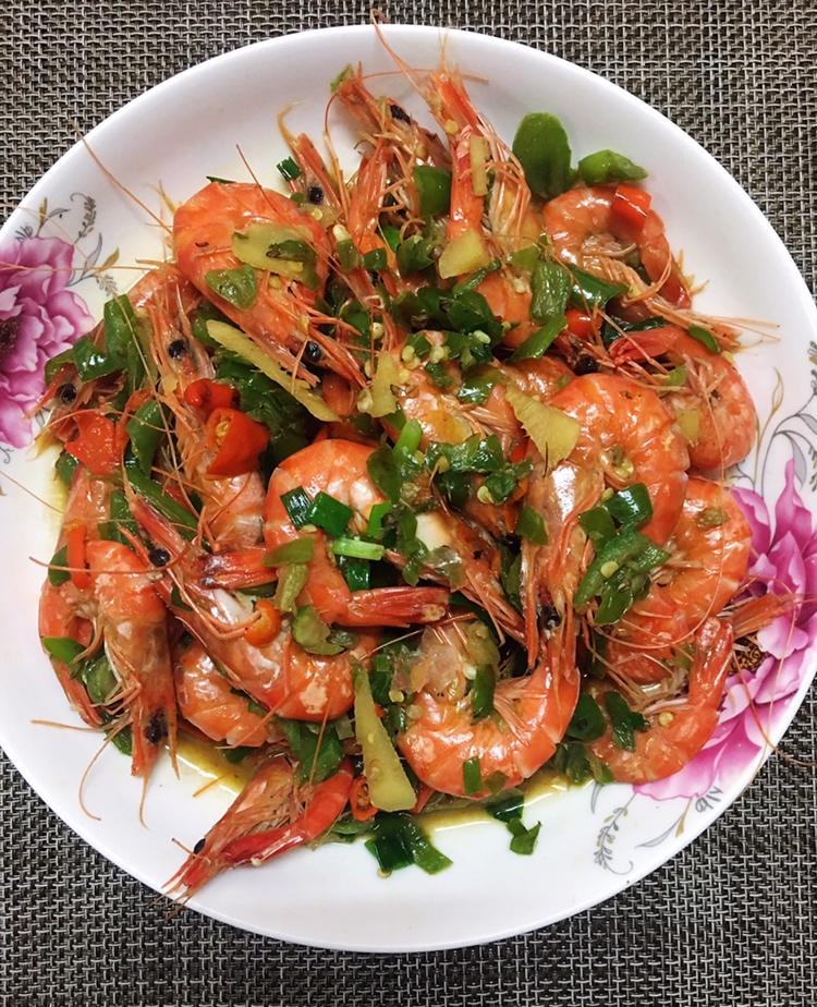 美味绝伦的炒虾🦐的做法