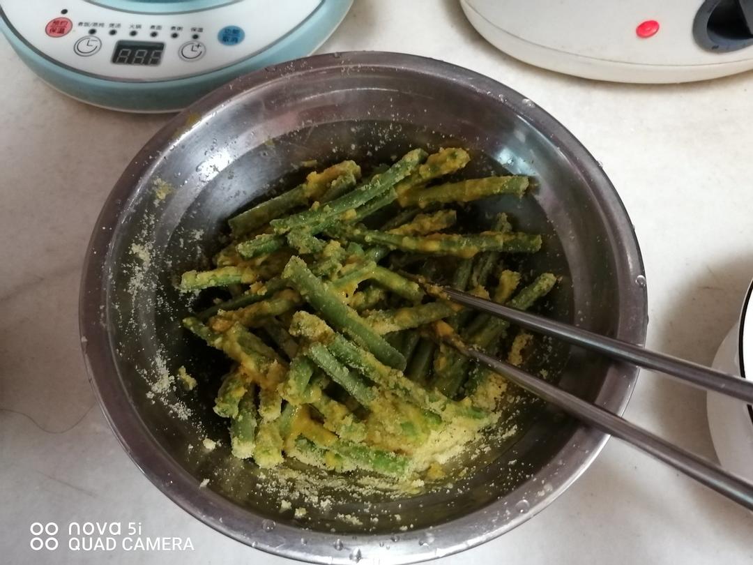 蒸豆角