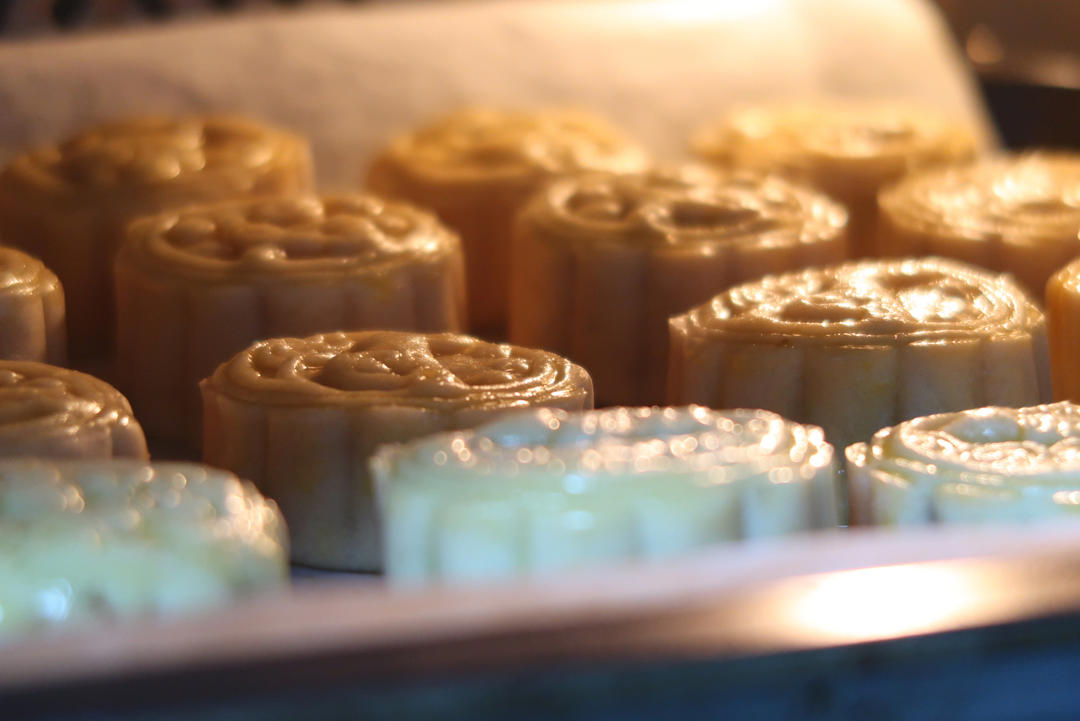 不用转化糖浆-蜂蜜广式月饼