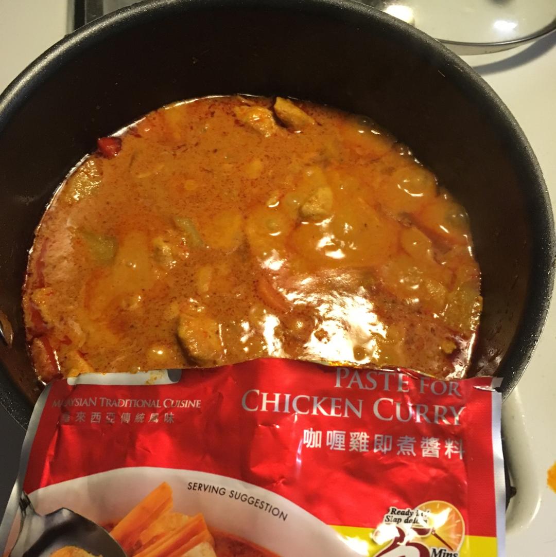 咖喱椰浆鸡（马来西亚风味）