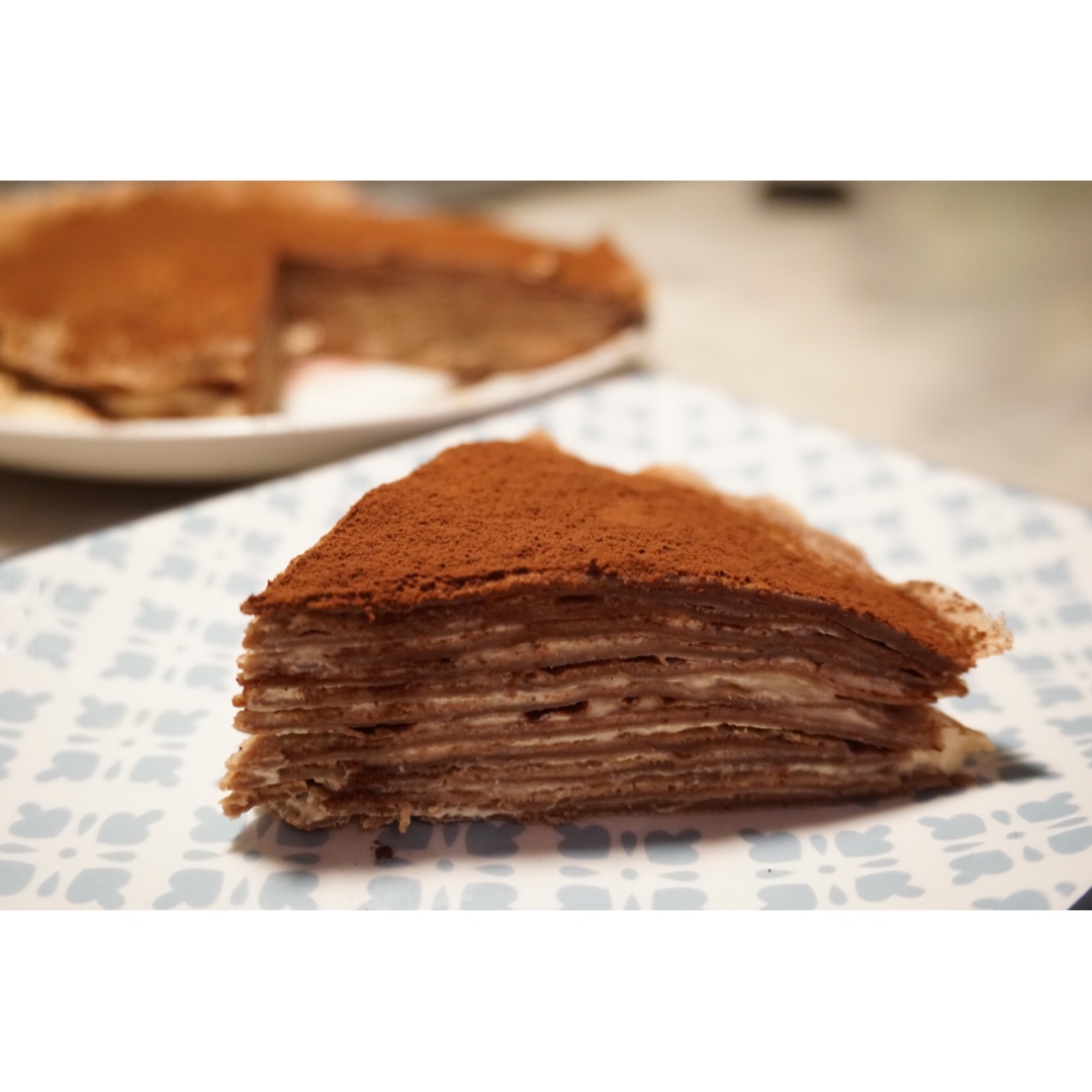 巧克力千层可丽饼