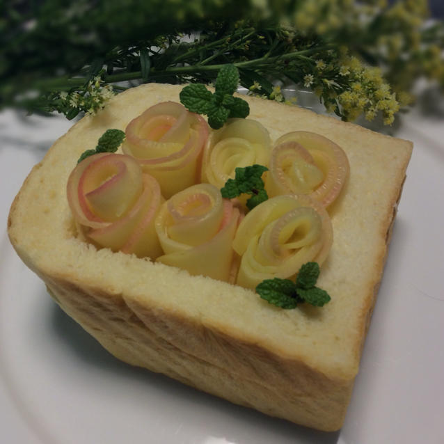 苹果玫瑰吐司