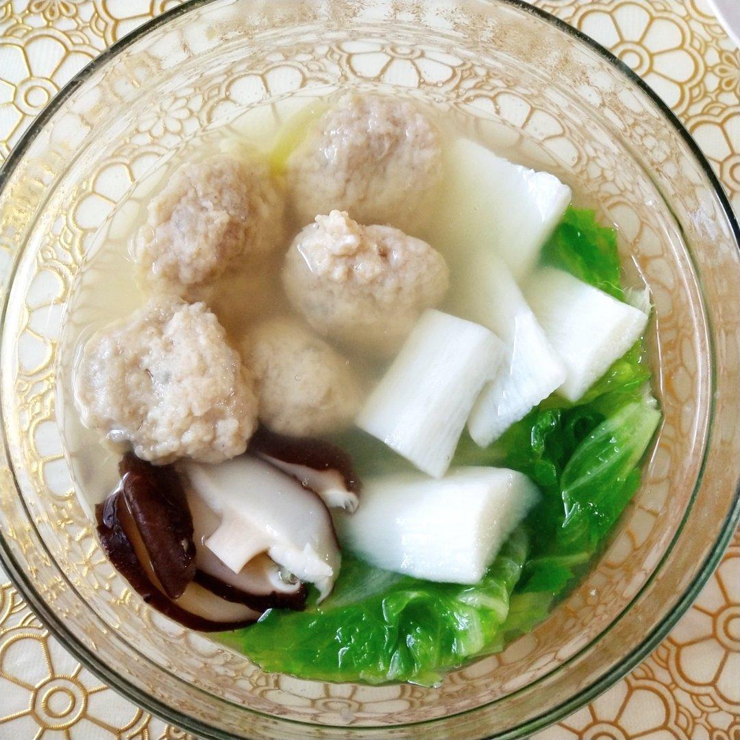 喵了佳佳做的鸡胸肉丸子