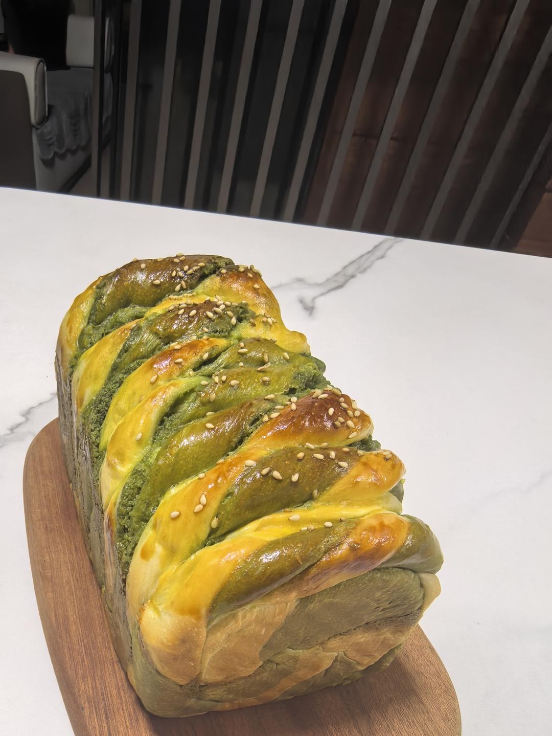 双色斑斓奶酥吐司
