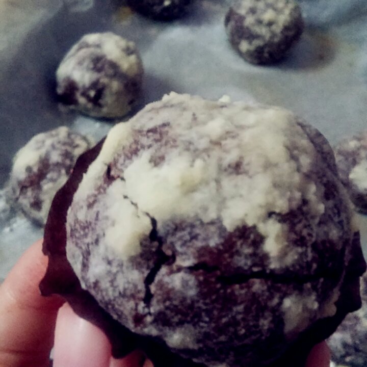 巧克力裂纹曲奇