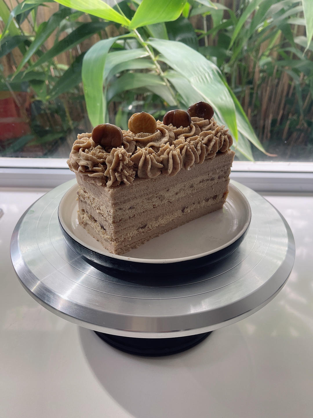 伯爵红茶栗子奶油蛋糕