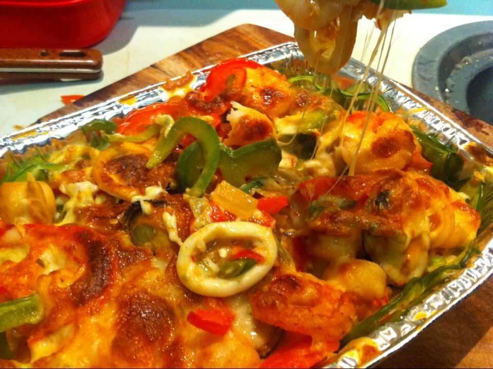 海鲜芝士焗饭