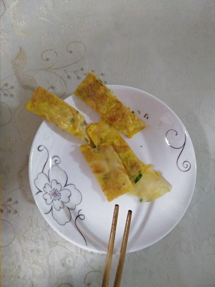 鸡蛋葱油饼                  （更新饼坯保存方法）