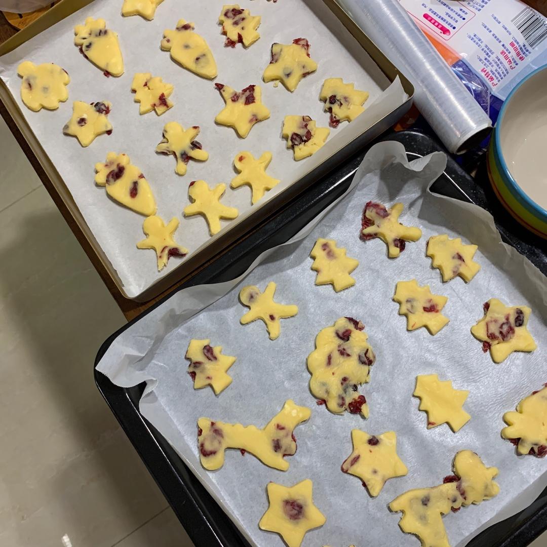 低糖少油版蔓越莓饼干