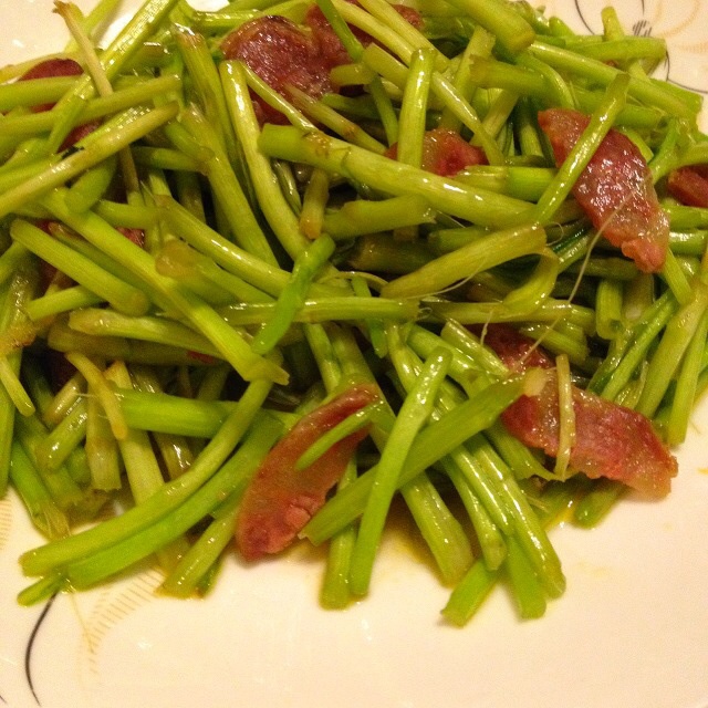 芦蒿炒腊肉