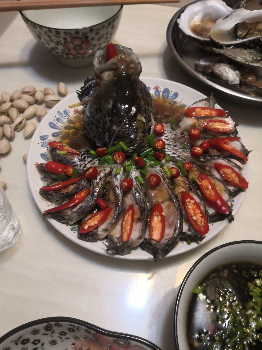 清蒸孔雀开屏鱼