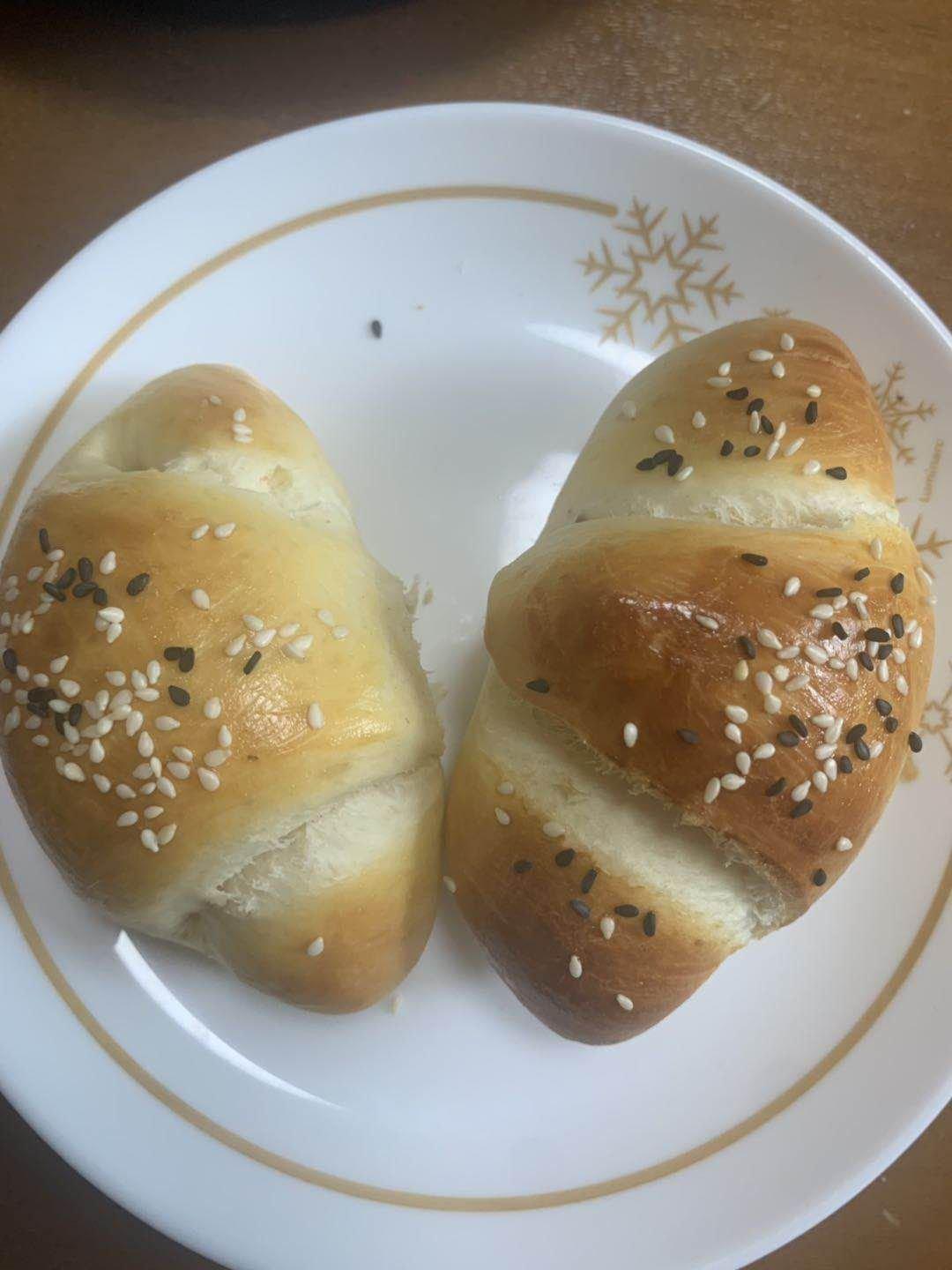 😻色香诱人🐮奶香牛角包🥐