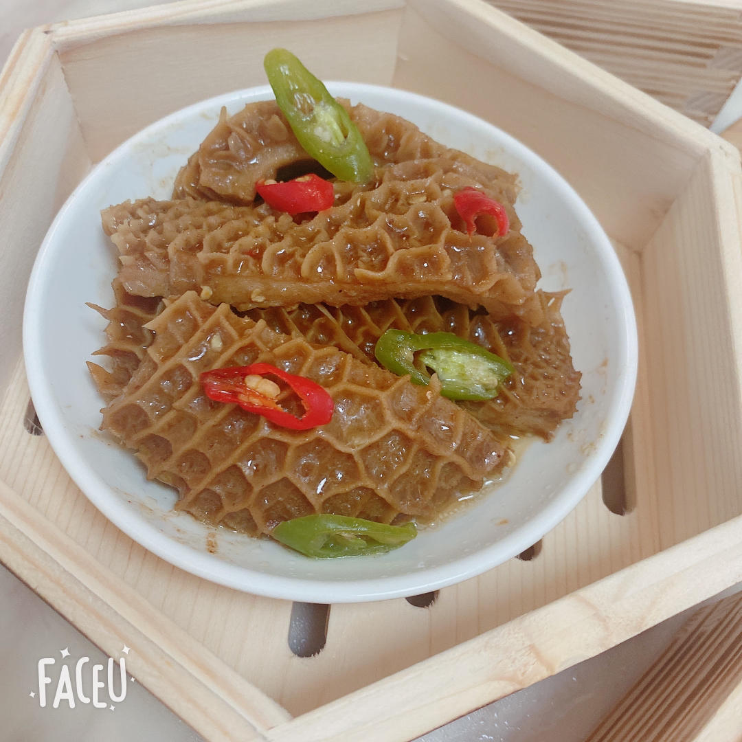 【沙嗲金钱肚】广东早茶必点！越吃越富贵