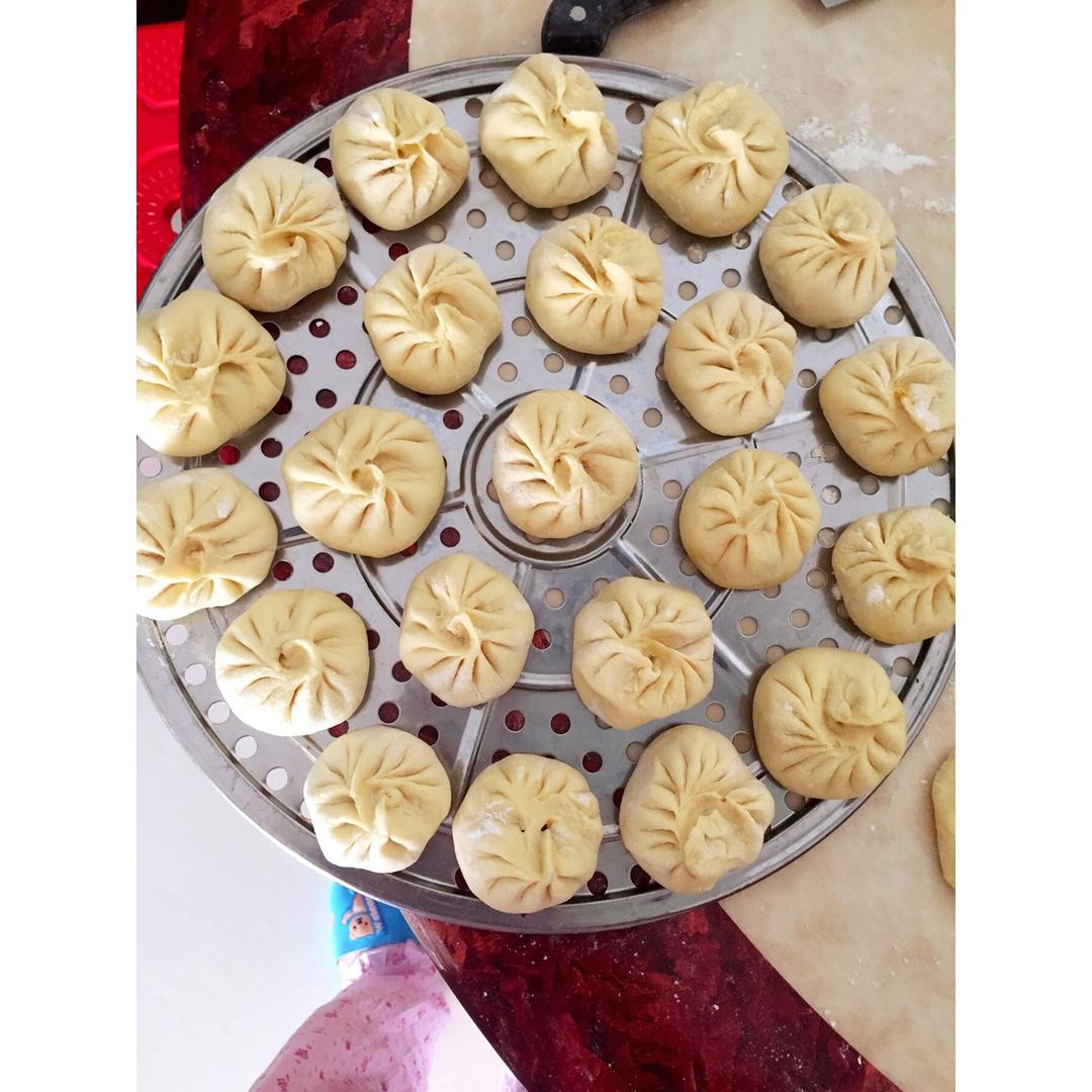 手工包子（肚脐包）