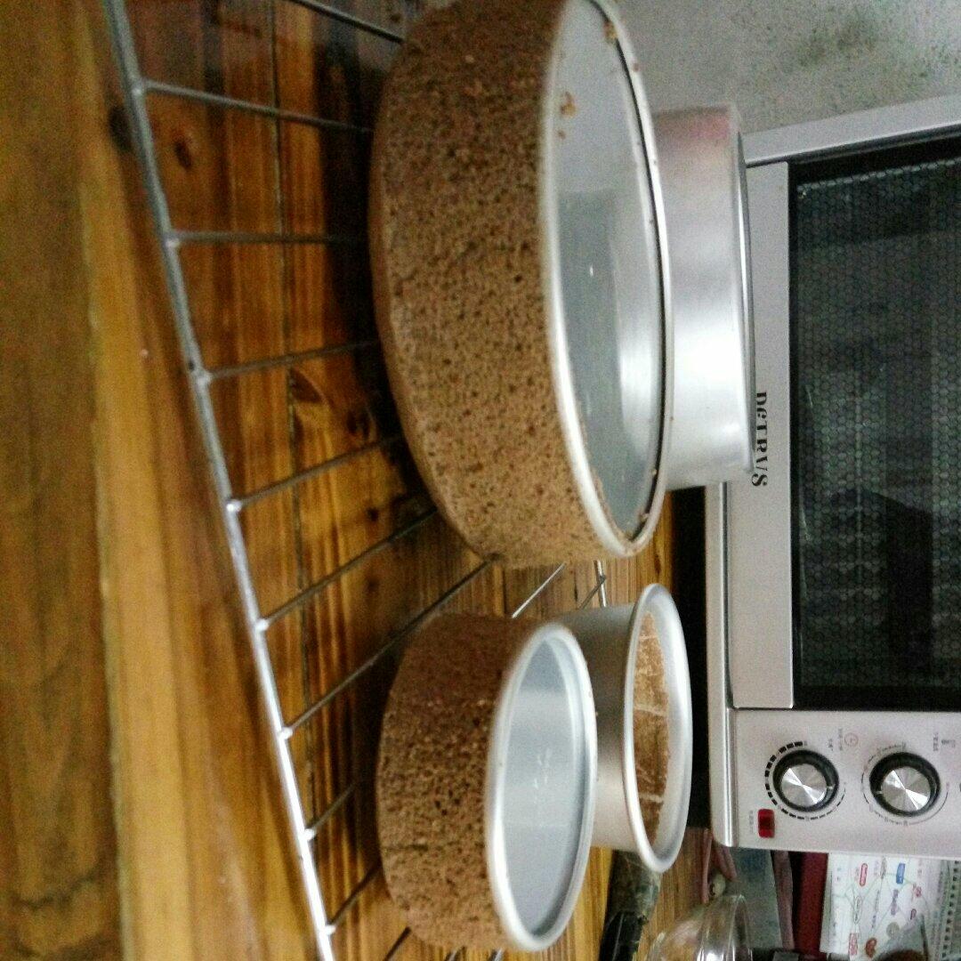 8寸戚风蛋糕（改良君之配方）#皮黑森林#