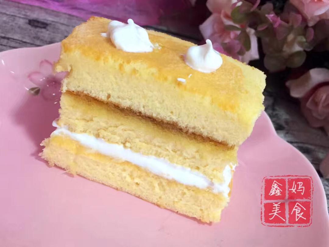 零失败戚风蒸蛋糕（8寸）可做蛋糕胚（另附红丝绒蒸蛋糕做法）