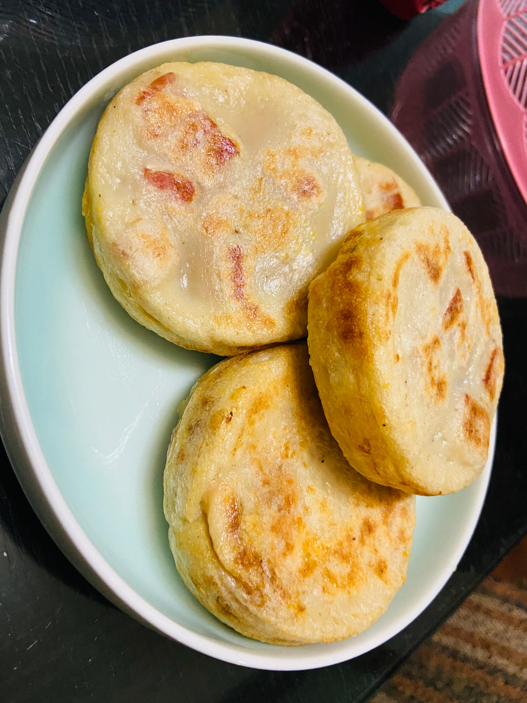 早餐霸王~沉甸甸鸡蛋汉堡