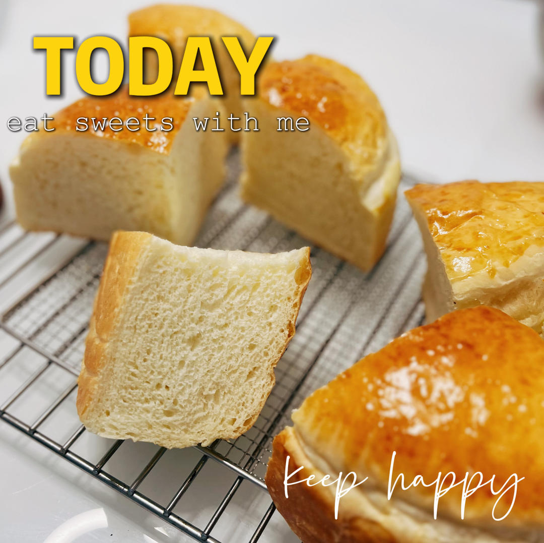 纯奶手撕吐司的做法 步骤1