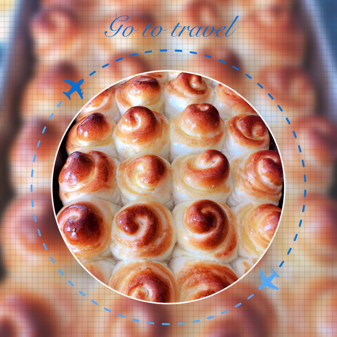 脆底蜂蜜小面包