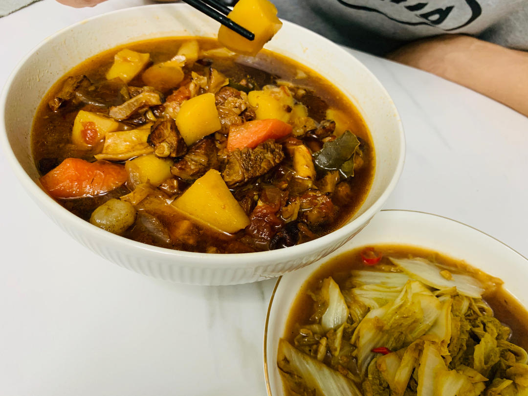 番茄土豆炖牛腩