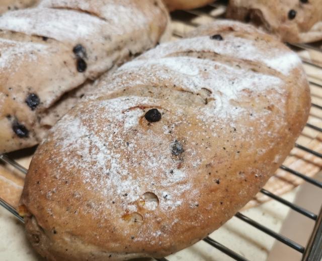 咖啡核桃软欧包的做法