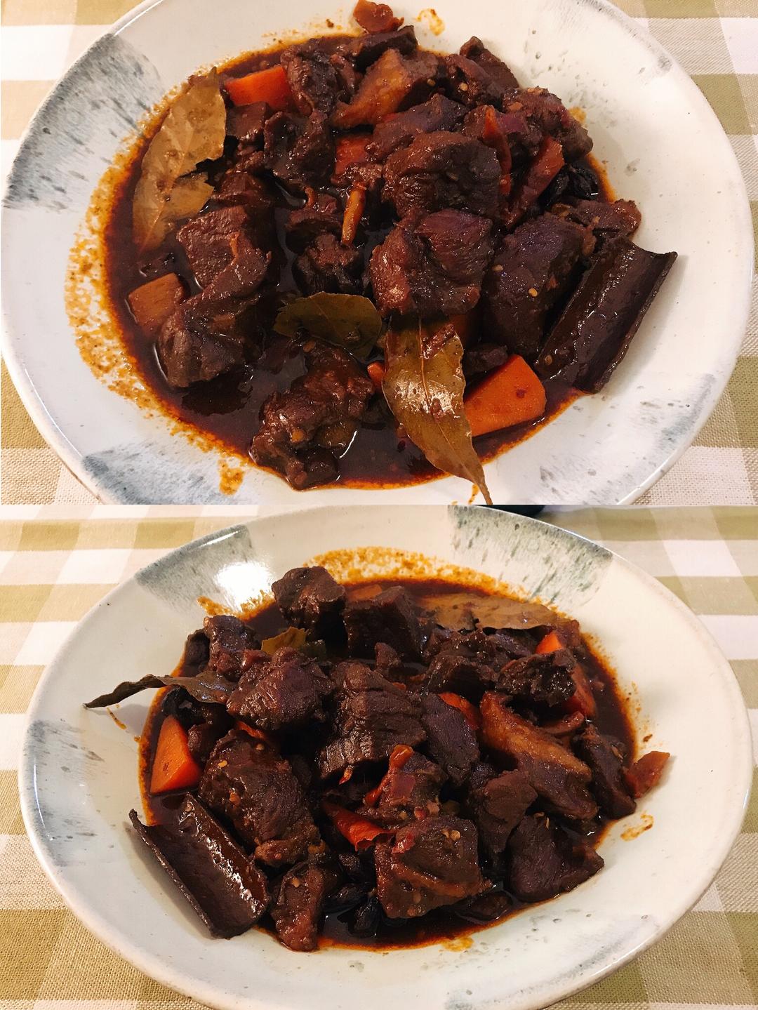 香辣牛腩的做法