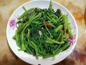 川菜炝炒藤藤菜的做法 步骤2