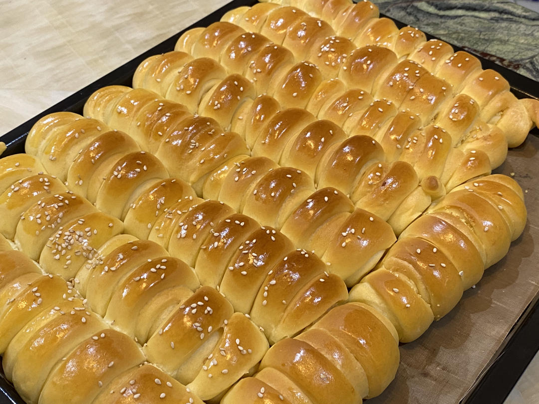 超级香软小餐包，超级拉丝一次发酵