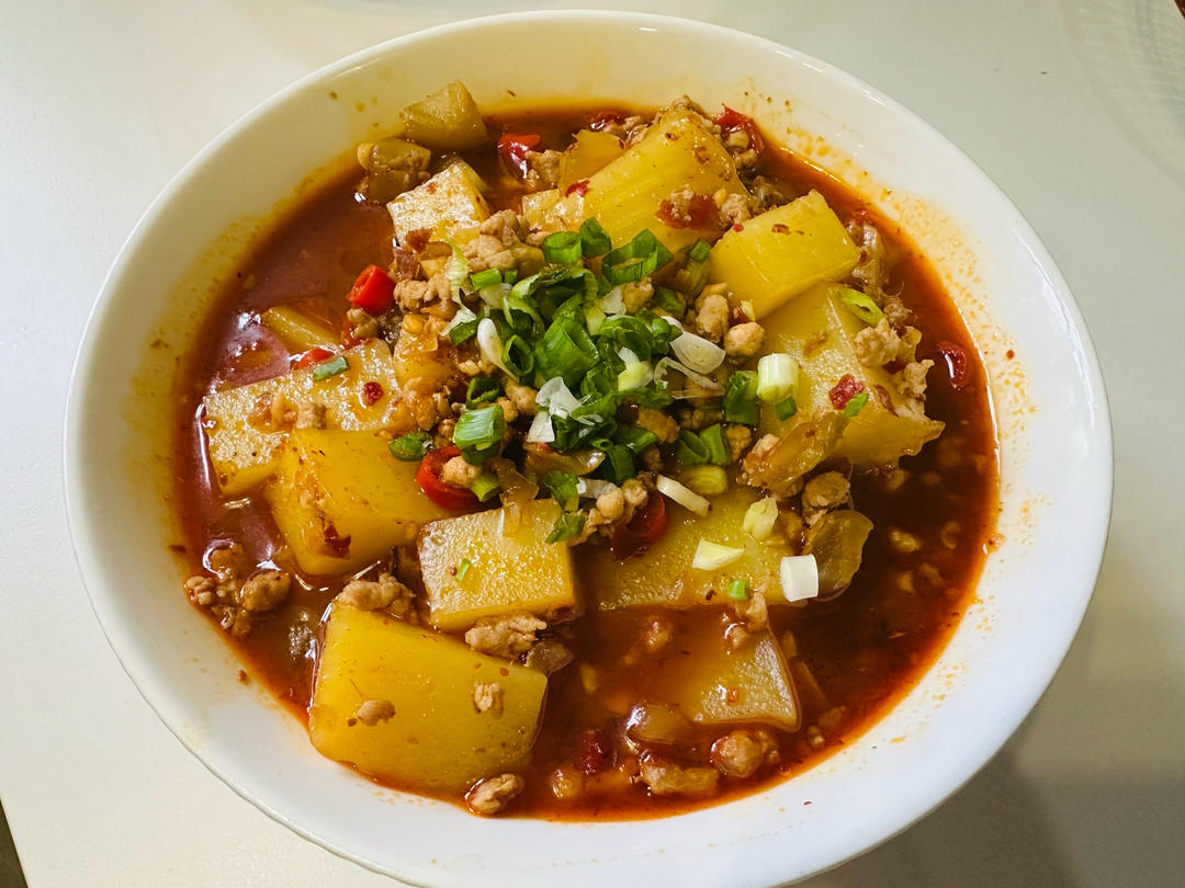 湖南口味红烧米豆腐