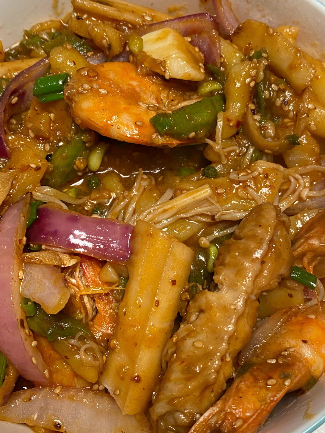 干锅鸡翅香辣虾🍤
