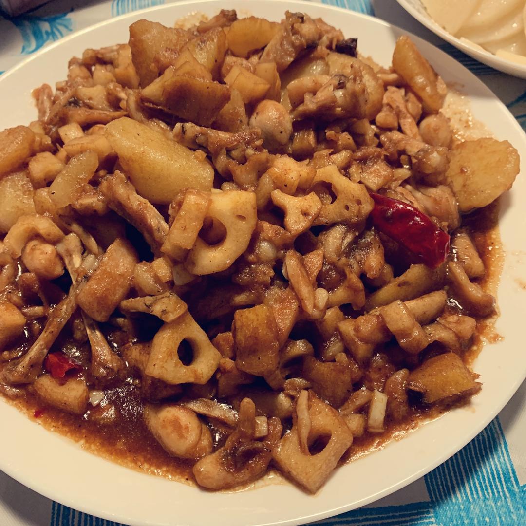 干锅牛蛙