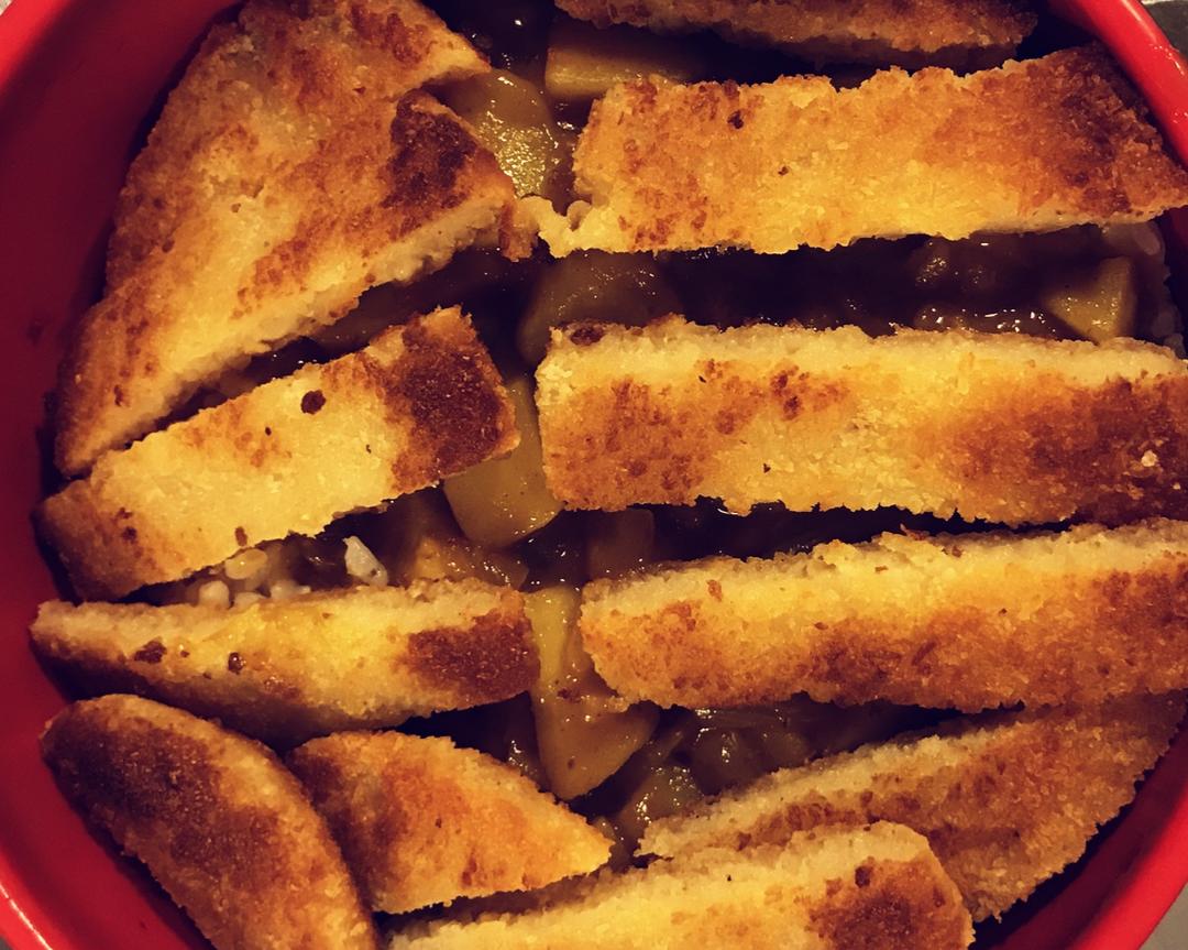 咖喱鸡排饭