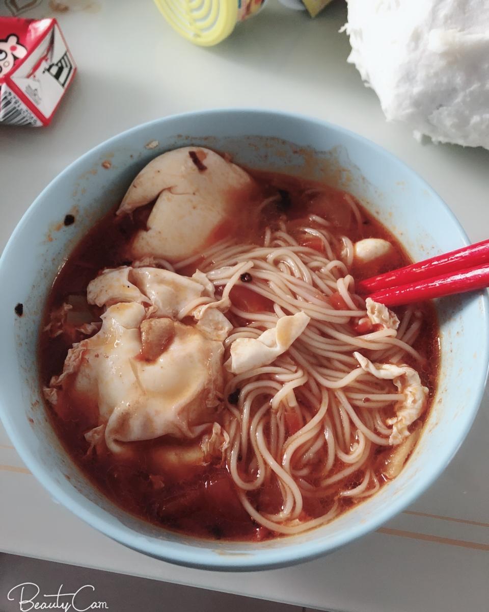 简单早饭西红柿鸡蛋挂面