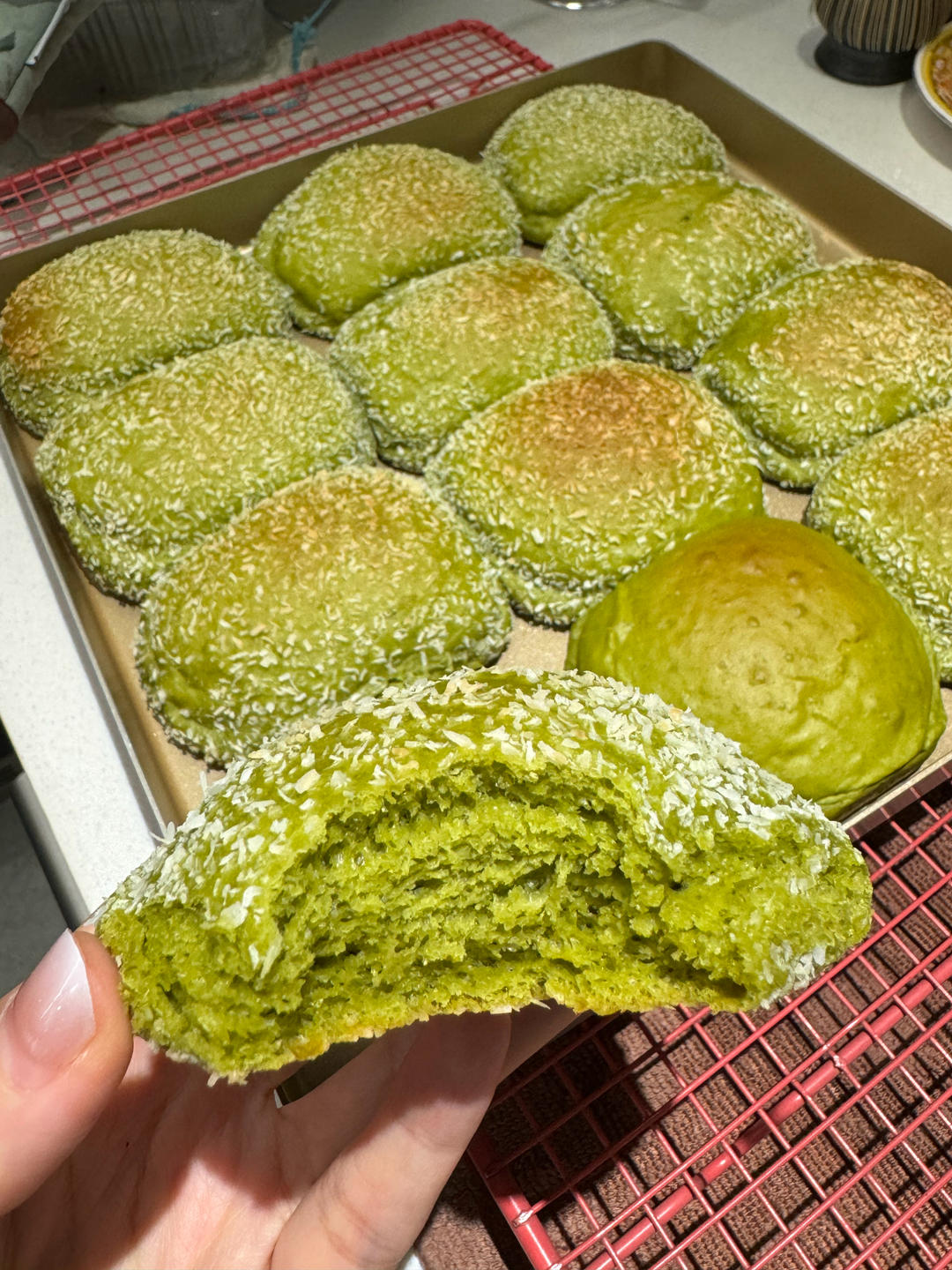 椰蓉米面包-简直是我做过的最简单最美味的小餐包